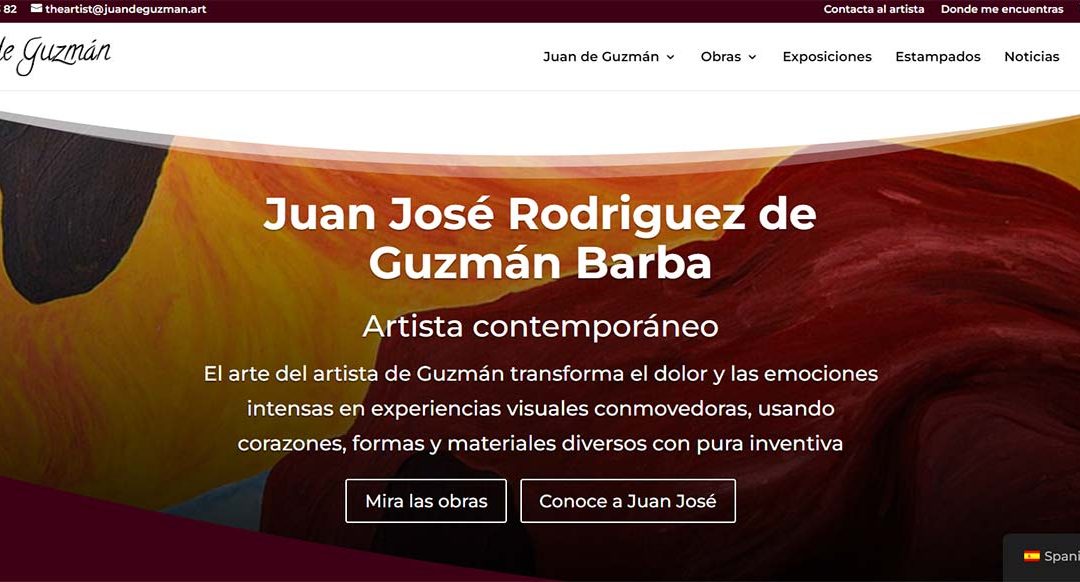 El sitio web del artista Juan José Rodriguez de Guzmán Barba